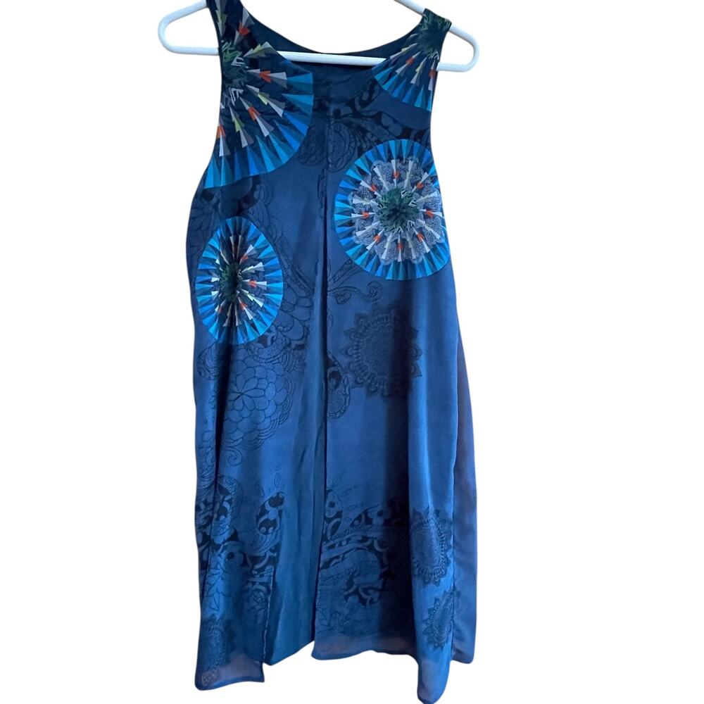Desigual Blue Sleeveless Dress